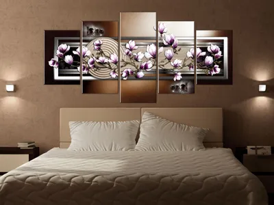 Zdjęcie produktu dla Obraz akustyczny kwiaty magnolii 200x100 cm obrazy pianka akustyczna wysokowydajny pochłaniacz dźwięku izolacja akustyczna płótno 5 szt fototapeta akustyka pomieszczenia izolacja akustyczna b-A-0006-b-p