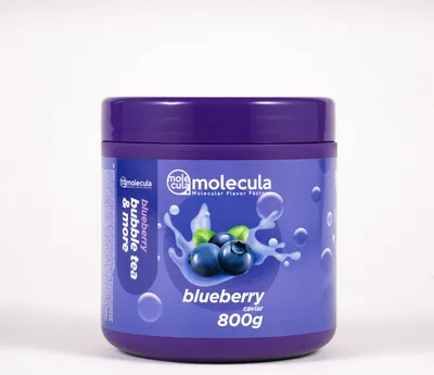 Produktbild von Popping Boba I Molekularer Kaviar Bubble Tea, Bubbles, Bubble tea Perlen 800g I Blaubeere