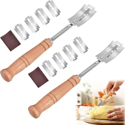 Produktbild von Brotmesser, Holzgriff, Edelstahlklinge, Zum einfachen Schneiden von Brot