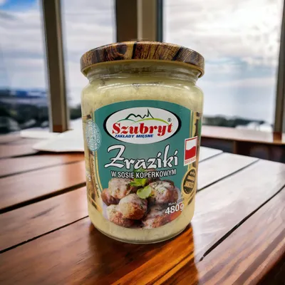 Zdjęcie produktu dla Zraziki w sosie koperkowym Szubryt 480g