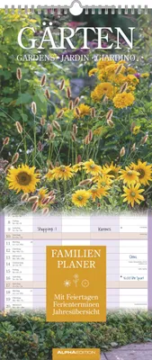 Produktbild von Gärten 2026 Familienplaner - Wandkalender - Familienkalender