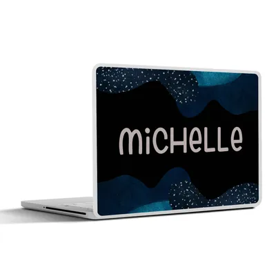 Produktbild von MuchoWow® Laptop Aufkleber Sticker Cover Michelle - Pastell - Mädchen 30x22 cm - Laptop-Sticker