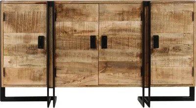 Produktbild von vidaXL Sideboard Massivholz Mango 150x40x80 cm