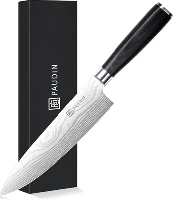 Produktbild von PAUDIN KW1 Allzweckmesser – 20 cm – Professionelles Küchenmesser im japanischen Stil – Vielseitig