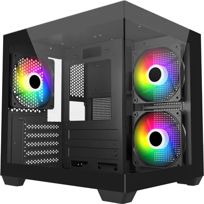 Image de Fortron POC0000286 FSP Geh Mini S140 BA Micro-ATX/M-ITX/ARGB o.N. Noir au détail