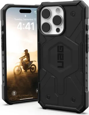 Zdjęcie produktu dla Urban Armor Gear Pathfinder, Pokrowiec, Apple, iPhone 16 Pro, 16 cm (6.3"), Czarny