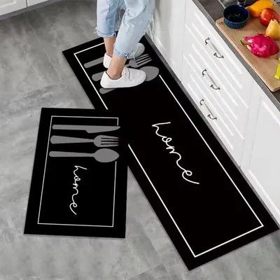Image de Solidchoice - Ensemble de 2 tapis de cuisine antidérapants