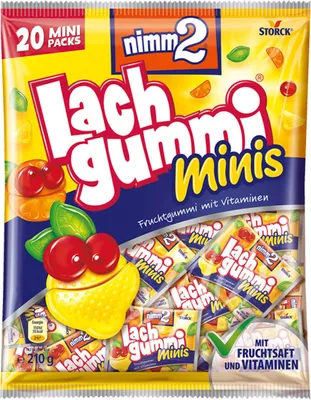 Produktbild von nimm2® Lachgummi mini Fruchtgummi 210,0 g