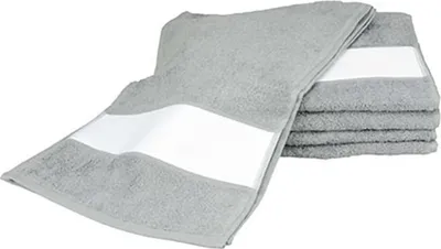Immagine prodotto di A&R AR083 | Asciugamano sportivo SUBLI-Me®, 30 x 140 cm - Colore: Grigio antracite - Dimensioni: 30 x 140 cm