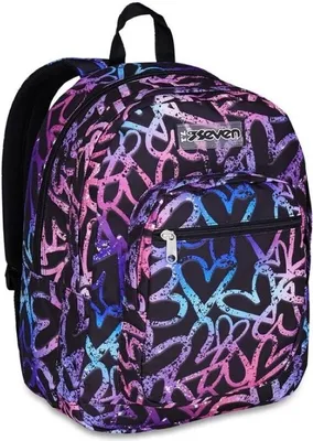 Obrázek produktu pro Kreativní Koníčky - Výtvarné Umění - Stationary.backpack.seven.backpack Freethink Hearts Girl