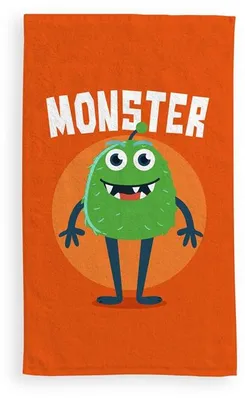 Produktbild von Handtuch, Kinderhandtuch, 100 % Baumwolle 30x50 Kids 12 Monster