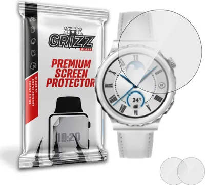 Zdjęcie produktu dla Szkło hybrydowe GrizzGlass HybridGlass dla Huawei Watch GT 3 Pro 43 mm