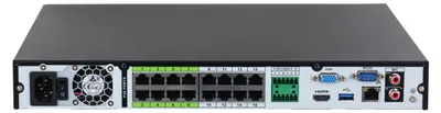 Produktbild von Dahua Technology Pro NVR5232-16P-EI, 32 Kanäle, 3840 x 2160 Pixel, 3840 x 2160, 1920 x 1080, 1280 x 1024, 1280 x 720, 1024 x 768, 20000 Kbit/s, 128 Benutzer, H.264, H.265, M-JPEG, MPEG4