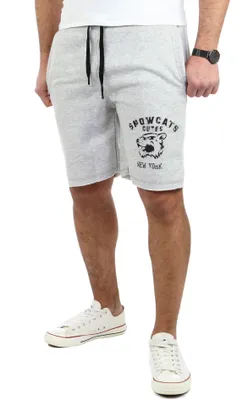 Produktbild von Reslad Kurze Hose Herren Print Jogginghose Kurz Shorts Sport-Hose RS-5067 Grau S
