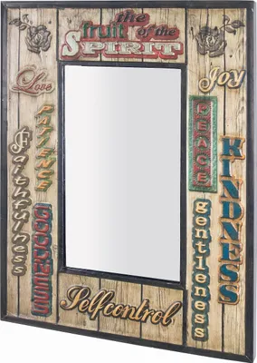 Produktbild von Haku Wandspiegel, vintage - Maße: 52 cm x 3 cm x 70 cm; 89973