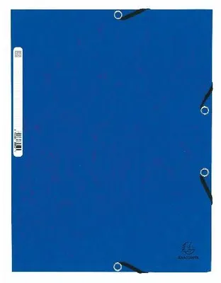 Produktbild von Exacompta 125x Sammelmappe + Gummizug 3 Klappen Karton A4 sortiert 55025E