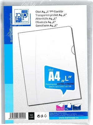 Produktbild von Klappdeckel PP A4/L/170mc transparent - 2-020