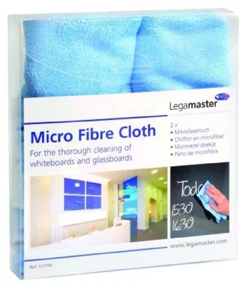 Produktbild von Microfasertuch 40x40cm blau Packung mit 20 Stück
