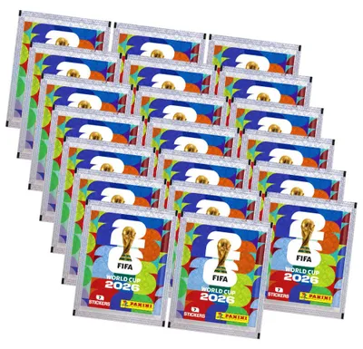 Produktbild von Fifa World Cup 2026 Sticker - WM Sammelsticker - 20 Tüten