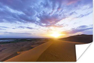 Produktbild von MuchoWow® Poster Wüste bei Sonnenaufgang 30x20 cm - Plakate - Print