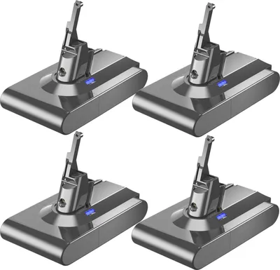 Zdjęcie produktu dla Dyson V8, bateria zastępcza 6000 mAh z ogniwem 21700, kompatybilna z V8 Absolute/Animal SV10, czarna