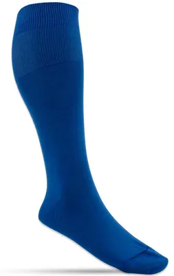 Produktbild von Langer & Messmer Herren Kniestrümpfe aus weicher Baumwolle Farbe Capriblau Größe 44-45