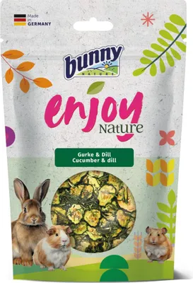 Produktbild von Bunny Nature Nagersnack enjoy Nature Gurke & Dill 40 g