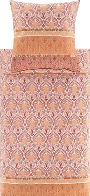 Produktbild von Bassetti Satin-Bettwäsche-Garnitur NAIROBI Farbe R1 ROT Größe 135x200+80x80