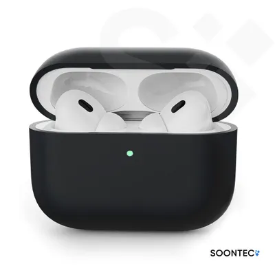 Zdjęcie produktu dla SOONTEC Etui ochronne na słuchawki czarne SOONTEC Etui ochronne na słuchawki AirPods Pro 3. generacji