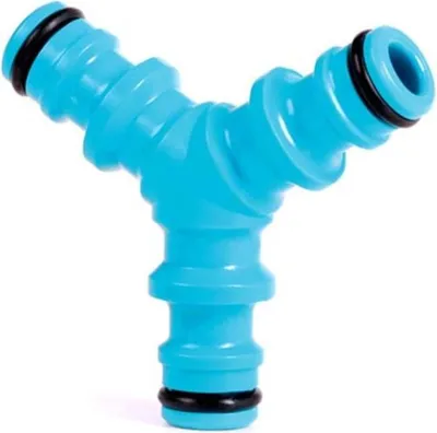 Image de Cellfast - Connecteur à 2 Voies Pour Tuyau D'arrosage - 1/2' - 5/8'
