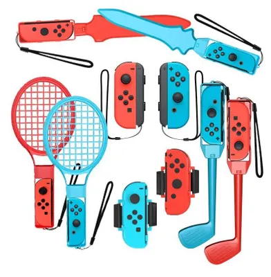 Produktbild von 10-in-1 Switch Zubehör Sets Nintendo Switch Sports Controller 10St