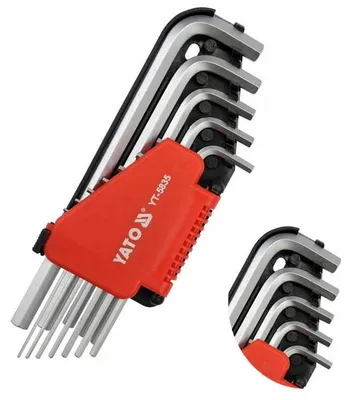 Produktbild von Yatobussleutelset SAE Lang 12 Delig CrV 6150
