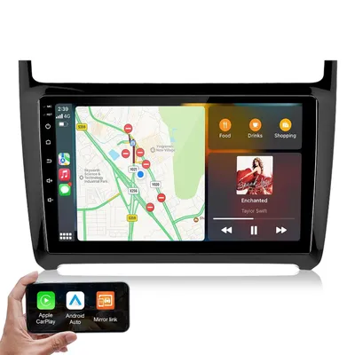 Produktbild von Junsun Autoradio für VW Polo 5 (2008–2020) Kabellos CarPlay Android Auto Linux System