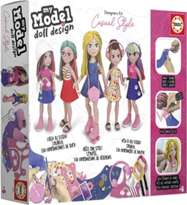 Productafbeelding van Educa 18368, Fashionpopp, voor meisjes, vanaf 6 jaar, meerkleurig