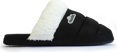 Produktbild von NUVOLA. Hausschuhe Herren Damen rutschfester Sohle warm gepolstert bequem schwarz 26/27 EU - UNZWLY