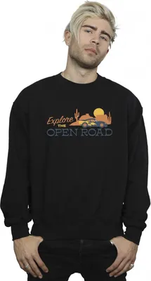 Produktbild von Disney - "Cars Explore The Open Road" Sweatshirt für Herren BI15854 (M) (Schwarz)