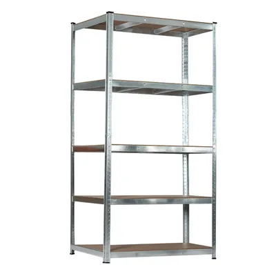 Produktbild von SCHULTE Regalwelt Stecksystem-Schwerlastregal - 5 MDF Böden 180x120x40 cm (HxBxT), verzinkt