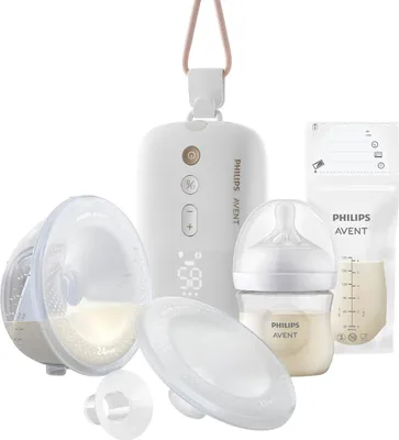 Produktbild von Philips AVENT Hands-free SCF543/11 Elektrische Einzelmilchpumpe, Elektronisch, Weiß