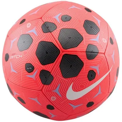 Produktbild von Nike - "Pitch Team" Fußball, Geometrisches Sechseck SX254 (5) (Rot)