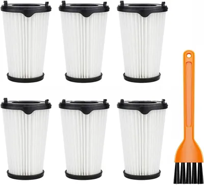 Produktbild von AEG Staubsaugerfilter CX7 - 6 Stück Ersatzfilter für AEF150, CX7-2 und Alle CX7-2 Modelle - Hepa Filter Mit Reinigungsbürste