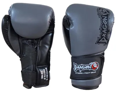 Produktbild von Kunuri Boxhandschuhe aus hochwertigem Kunstleder Muay Thai & Kickboxen Handschuhe für Damen, Herren & Kinder – Ideal für Boxsack, Sparring & MMA – Schwarz 10-12-14 Oz (Grau, 14 Oz)