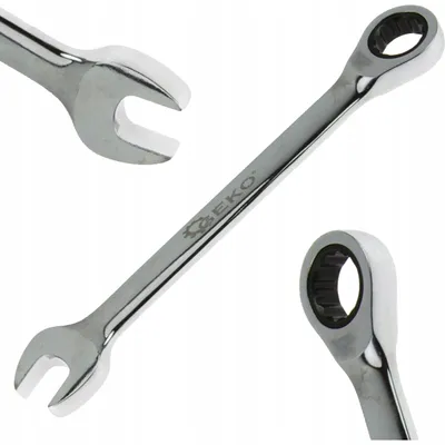Produktbild von GEKO G10310 10-mm-Maulschlüssel mit CrV-Ratsche, 72 Zähne
