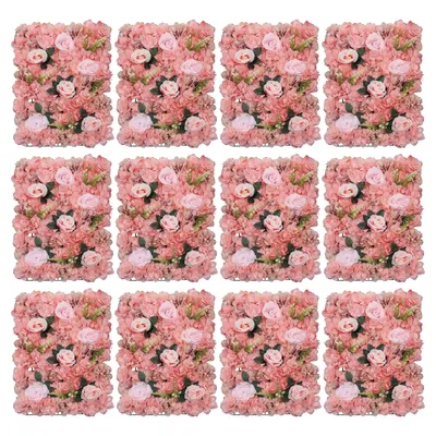 Obrázek produktu pro 12ks květinová zeď Rose Wall Umělé foto pozadí Strana Svatební dekorace