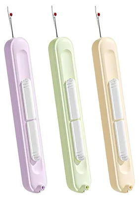 2-in-1 Nadeleinfädler Nahttrenner, 3 Stück, tragbar, für Handnähen