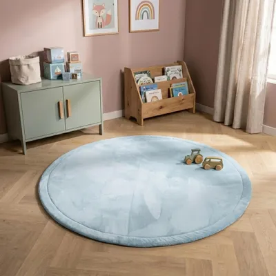 Produktbild von Volero - Spielmatte Rund - Jip Blau - Ø 200 cm - Kinderzimmer, Babyzimmer