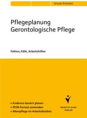 Immagine prodotto di Kriesten, U: Pflegeplanung Gerontologische Pflege