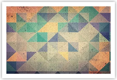 Produktbild von Poster - Poster ohne Rahmen - Abstraktion Dreieck Muster - 91,5x61 cm - Wand Bild - Wanddeko - Wandbilder - Kunstposter - Wandposter - Bilder - Kunstdruck - Wanddekoration - Wandbild - P2XAA91x61-4287