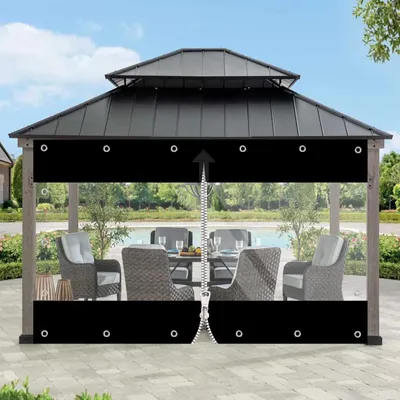 Imagen del producto de Lona impermeable de PVC con cremallera para uso exterior