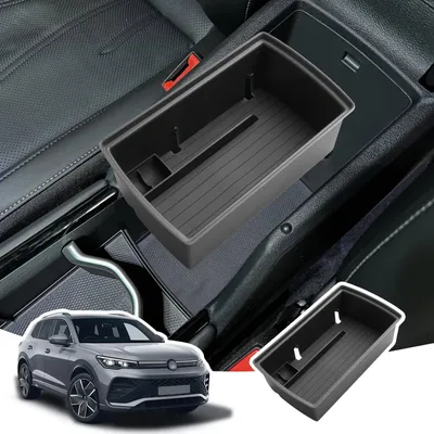 Produktbild von Armlehnen-Organizer für VW Tiguan MK3 mit Antirutschmatte