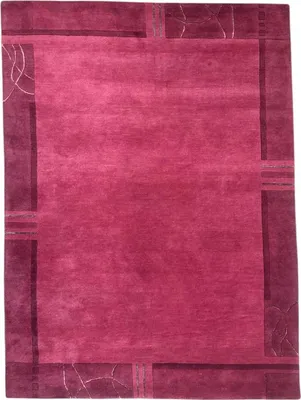 Produktbild von Teppich VENUS NEPAL - HANDGEKNÜPFT | Farbe: Burgund; Größe: 170x240 cm | strapazierfähig und leicht zu reinigen | Wohnzimmer | Schlafzimmer